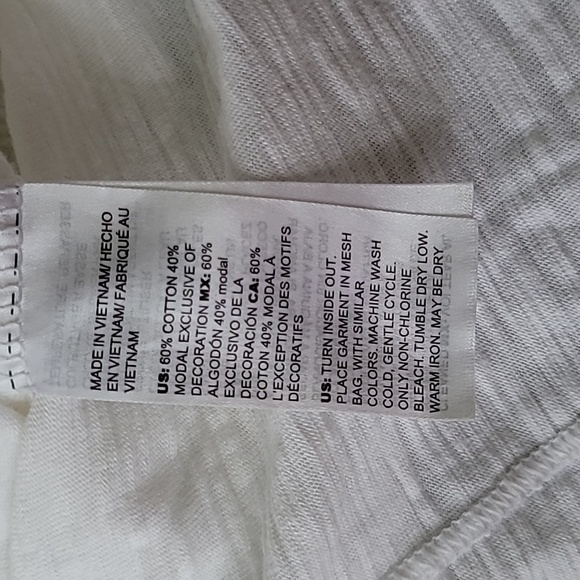 EUC WHBM white T-shirt size S - Picture 3 of 5